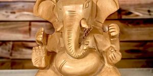 Wooden Ganesha