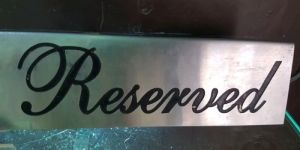 Stainless Steel Nameplate