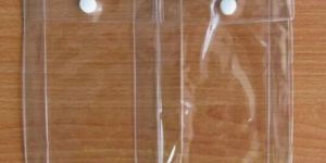 PVC Button Pouch