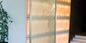 Glass Water Screen Fountain