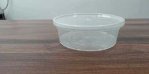 600 Ml Transparent Reusable Plastic Food Container