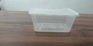 RT 1000 Ml Transparent Reusable Plastic Food Container