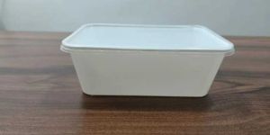 RT 750 Ml White Reusable Plastic Food Container