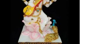 Polyresin Saraswati Statue