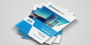 A4 Brochure Mockup Printing Service