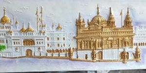 Poly-stone figures (golden temple)