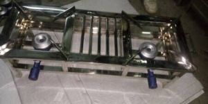 SS Double Burner Stove