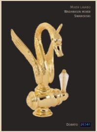 Gold Polished Single Lever Basin Mixer Tap