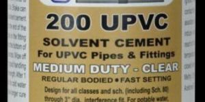 UPVC Solvent Cements