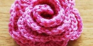 Handmade Crochet Rose Flower