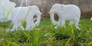 Elephant Marble Statue