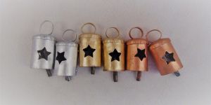 RECYCLED TIN/IRON SHEET METAL-HANDMADE BELLS