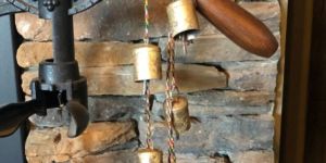 String of 8 Bells on a Cord