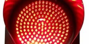 Red LED Traffic Light