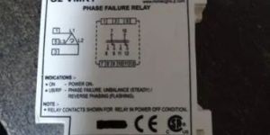Minilec Phase Failure Relay