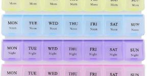 28 Days 4 Weeks Pill Medicine Box Organizer(Multicolor)