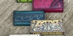 Handpainted Silk Clutches