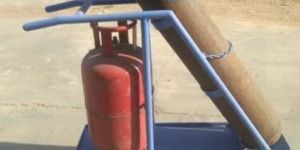 Double Gas Cylinder Trolley
