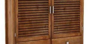 Teakwood Shoe Rack with Drawer