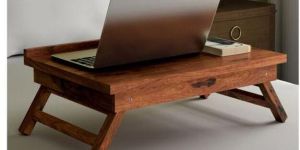 Teakwood Study Table Cum Laptop Stand