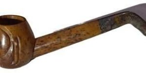 Wooden and Stone Sherlock Smoking Pipes