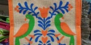 Printed Fancy Jute Carry Bags