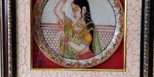 MBF 208 Rajasthani Girl Wooden Frame