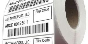 Laminated Barcode Sticker