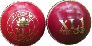 XL 1 Academy Red Leather Ball