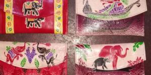 Leather Clutch Purse