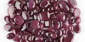 Natural Ruby Brilliant Cut Stones