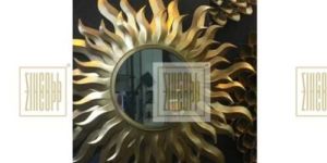 Zincopp Wall Decor Sunburst Mirror , for Hotel