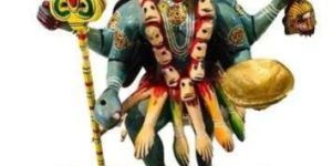 Wooden Kali Maa Statue