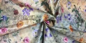 Digital Print Brocade Fabric