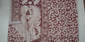 Kalamkari Mulmul Cotton Sarees