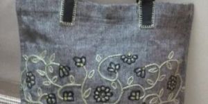 Embroidered Tote Bag