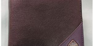 Men's Leather Wallet- Black & Navy Blue