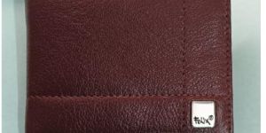 Men's Leather Wallet- Red