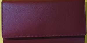 Red-Leather Ladies Purse