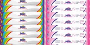 Multicolor Toothbrush Blister Card