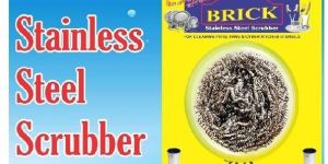 Brick Stainless Steel Scrubber