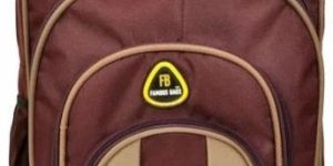 Red & Brown School Bag