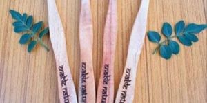 S Curve Neem Wood Toothbrush