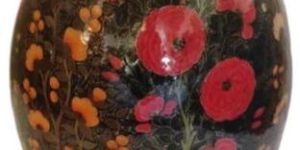 Wooden Printed Flower Vase