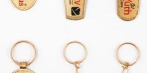 Metal Golden Keychain