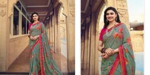 Printed Saree
