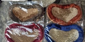 Heart Shape Polyester Door Mat