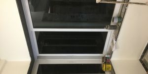 White UPVC Sliding Glass Window