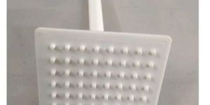 White PVC Square Shower Head
