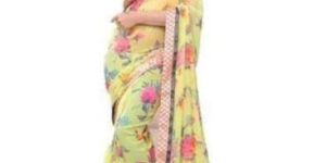 Printed Chiffon Saree